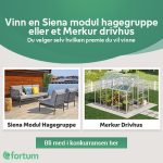 Vinn en Siena modul hagegruppe eller et Merkur drivhus