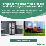 Velg din premie: Samsung kombiskap eller Segway robotgressklipper?