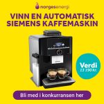 Vinn en automatisk Siemens kaffemaskin