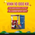 Vinn 10.000 kr for nødvendig utstyr til kjøretøyet ditt