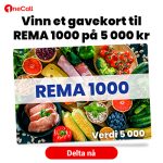 Vinn et gavekort til REMA 1000 på 5 000 kr