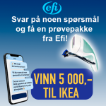Svar & vinn 5000 kr til IKEA