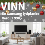 Svar & vinn en Samsung lydplanke til jul