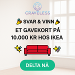 Svar & vinn et gavekort på 10.000 kr til IKEA