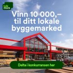 Vinn 10 000 kr til ditt lokale byggemarked