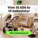Vinn 10.000 kr til babyutstyr