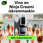 Vinn en Ninja Creami Scoop & Swirl 13‑i‑1 softis‑ og iskremmaskin